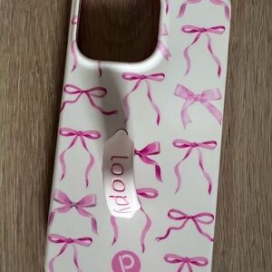 Loopy Pink Bow Phone Case